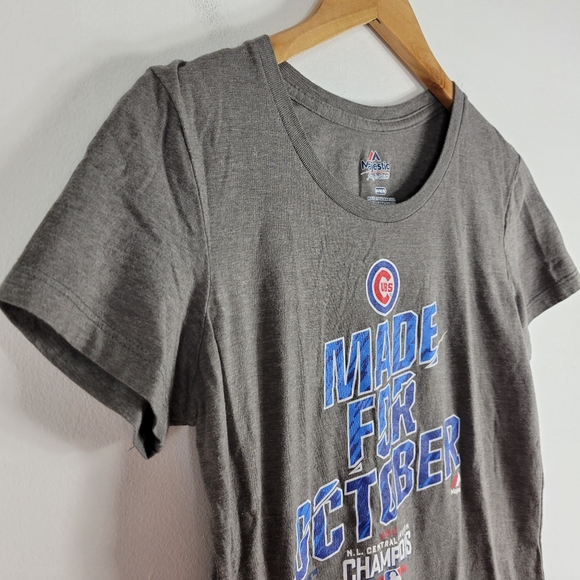 Majestic MLB Chicago Cubs 2016 Division Champ Tee - Picture 2 of 6